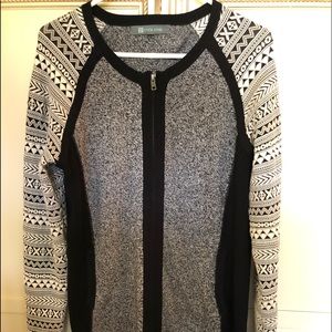 Title nine zip up sweater dress